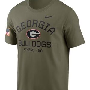 Nike Men's Olive Georgia Bulldogs Tee